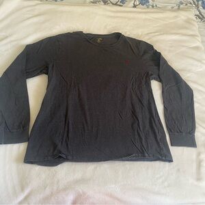 Ralph Lauren Charcoal Long Sleeve Tee